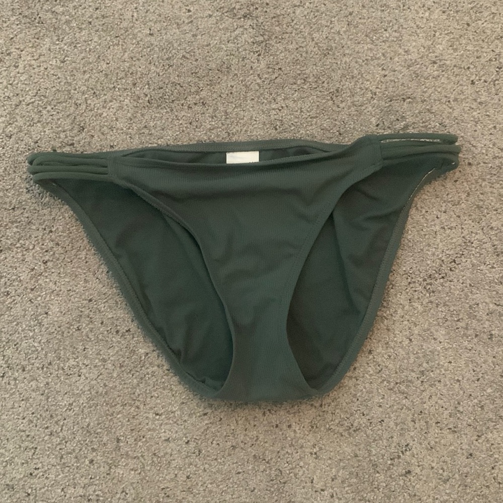 Olive Bikini Swim Bottoms